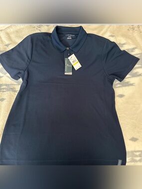 Perry Ellis Men's Navy Performance Polo Shirt